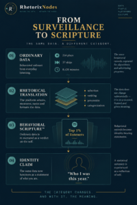 From Surveillance to Scripture