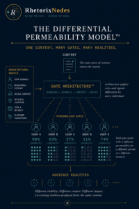 The Differential Permeability Model