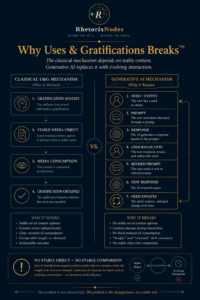 Why Uses and Gratification Breaks