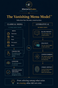 The Vanishing Menu Model