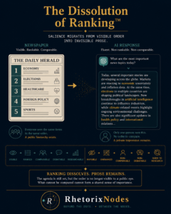 The Dissolution of Ranking - The Agenda Setting Theory