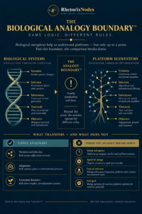 The Biological Analogy Boundary
